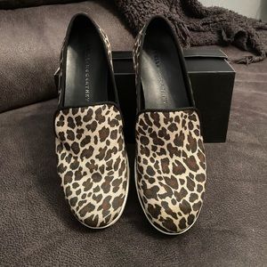 Stella McCartney Leopard-Printed Canvas Platform Sneakers